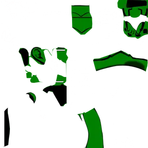 Kuki Shinobu · Body lightmap texture