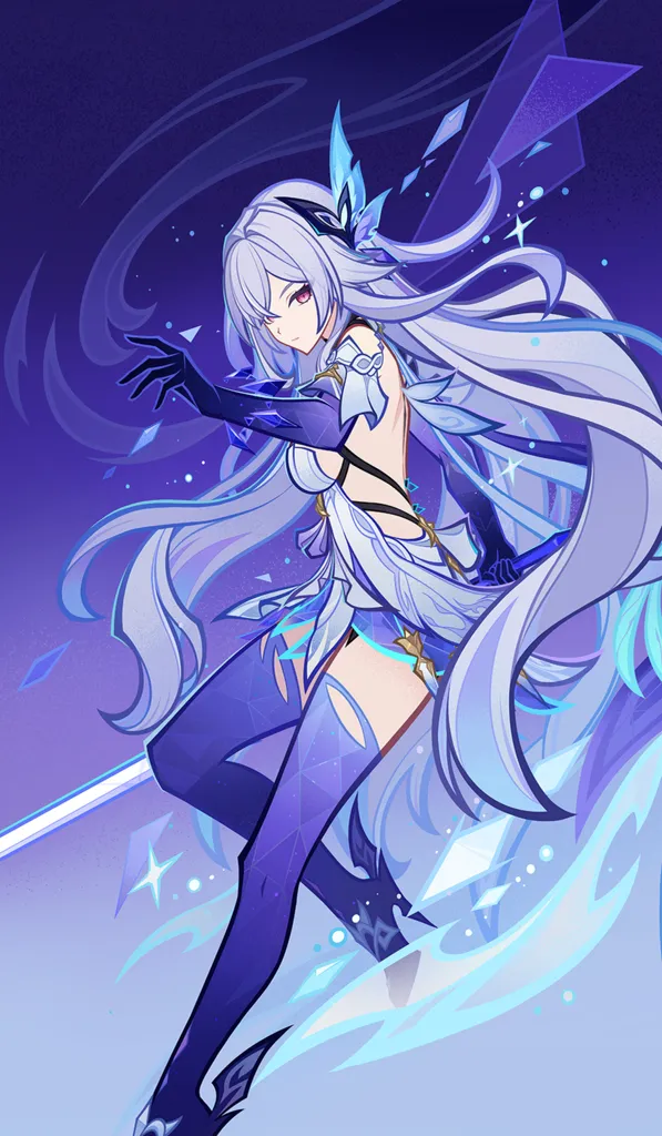 Skirk · TCG card art from Genshin Impact