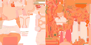 Silver Wolf LV.999 · Body lightmap texture