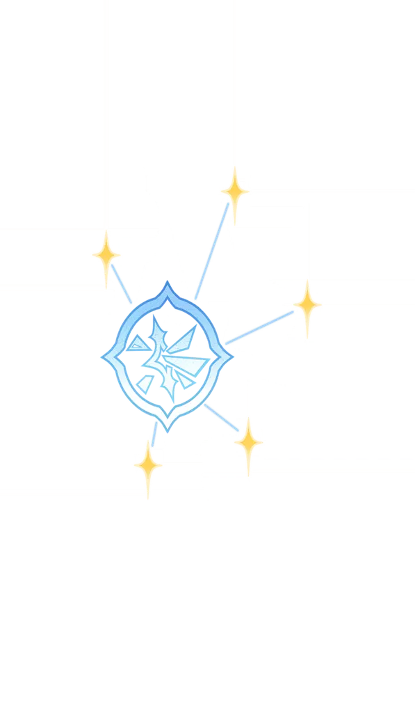 Skirk · TCG talent card, foreground layer from Genshin Impact