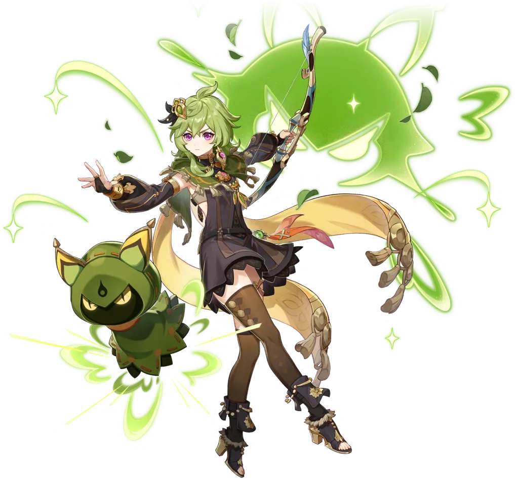 Collei · Wish splash art from Genshin Impact