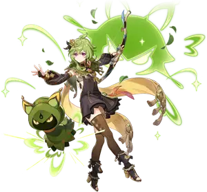 Collei · Wish splash art from Genshin Impact