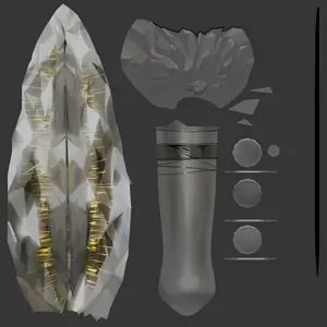 Rin Tohsaka · Weapon colour texture