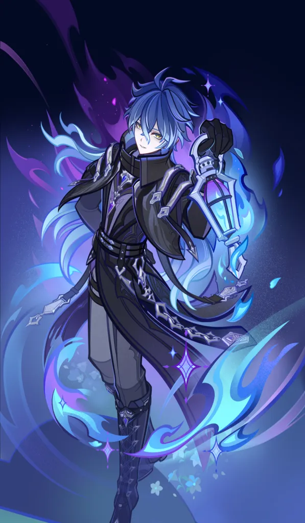 Flins · TCG card art from Genshin Impact