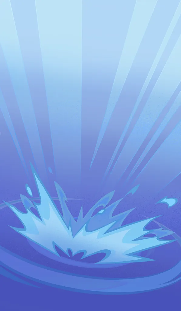 Aino · TCG summon: Cool Your Jets Ducky, background layer from Genshin Impact