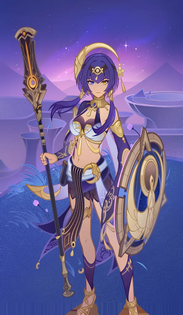 Candace · TCG card art from Genshin Impact