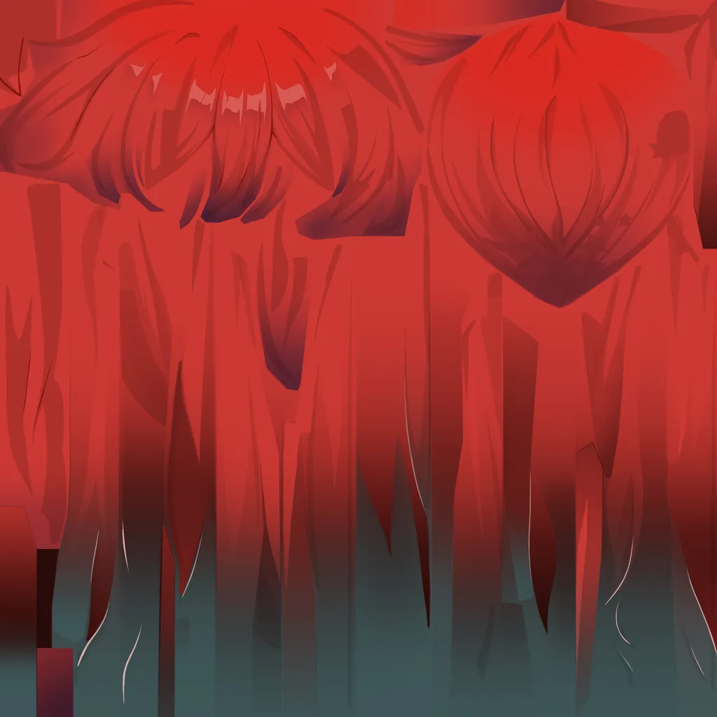 Himeko • Nova · Hair colour texture from Honkai: Star Rail