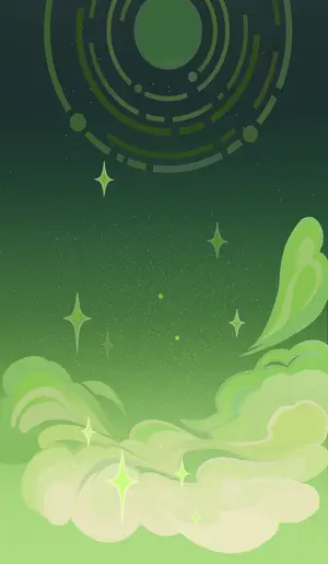 Nefer · TCG talent card, background layer