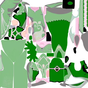 Candace · Body lightmap texture