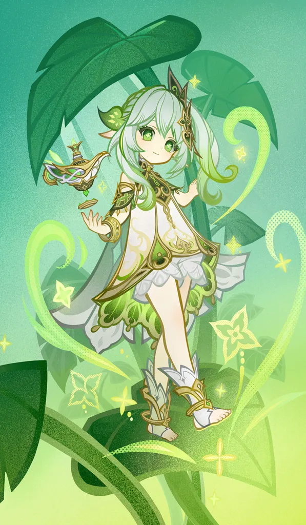 Nahida · TCG card art from Genshin Impact