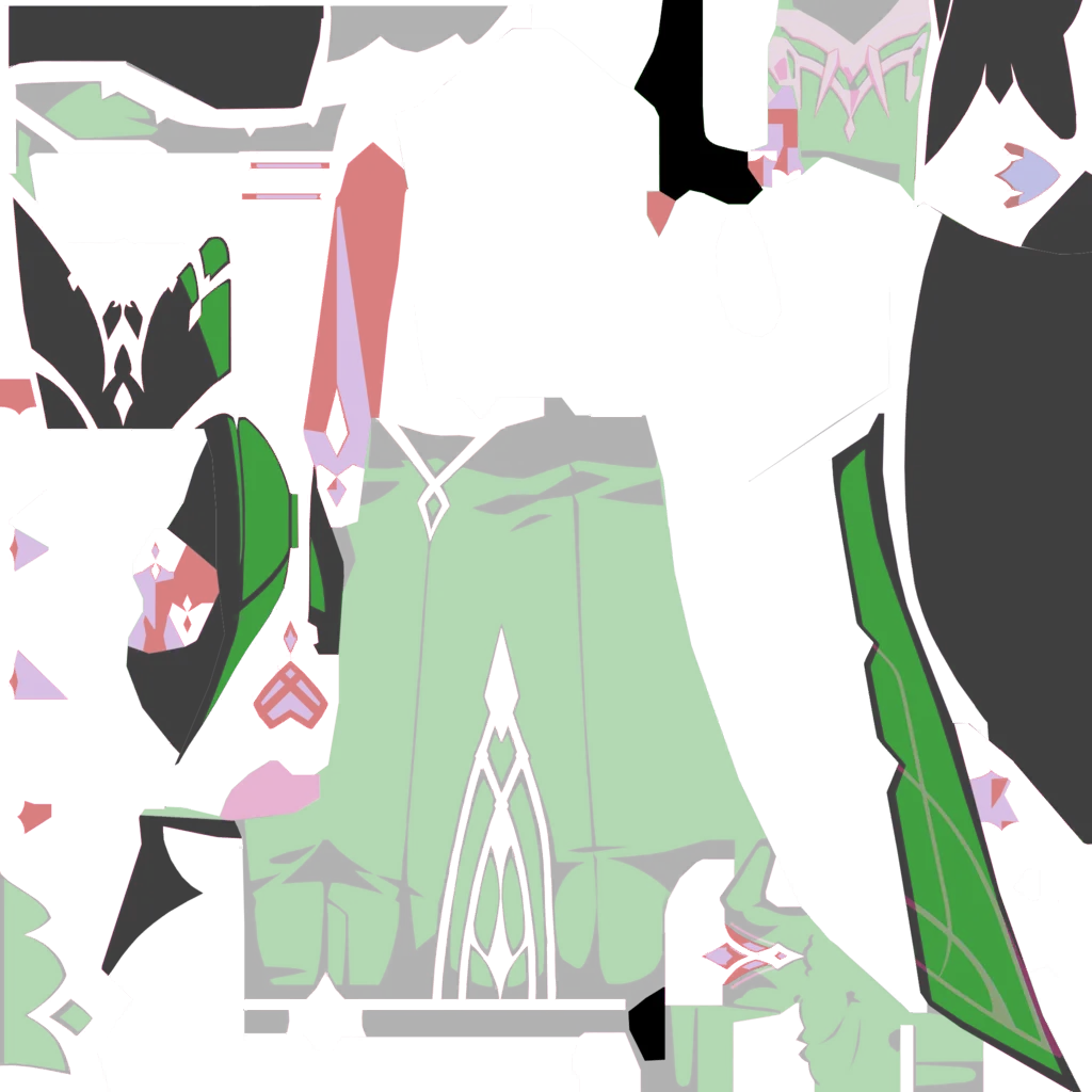 Durin · Body lightmap texture from Genshin Impact