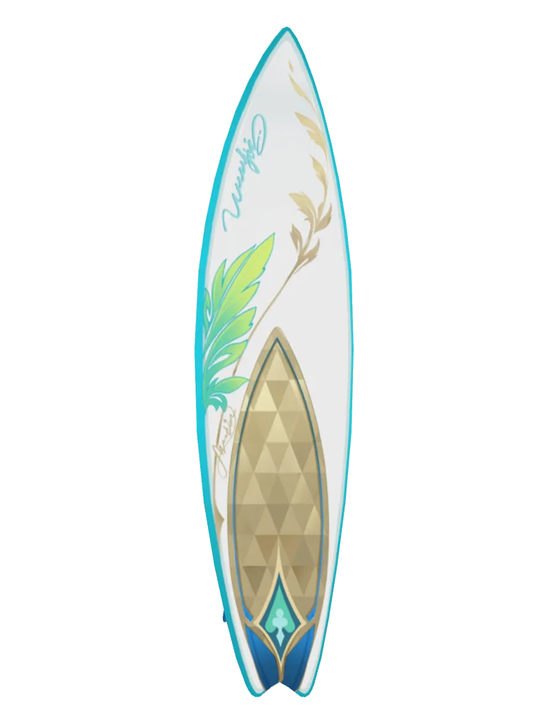 Aventurine • Waveflair · Surfboard (skill) 3D model from Honkai: Star Rail