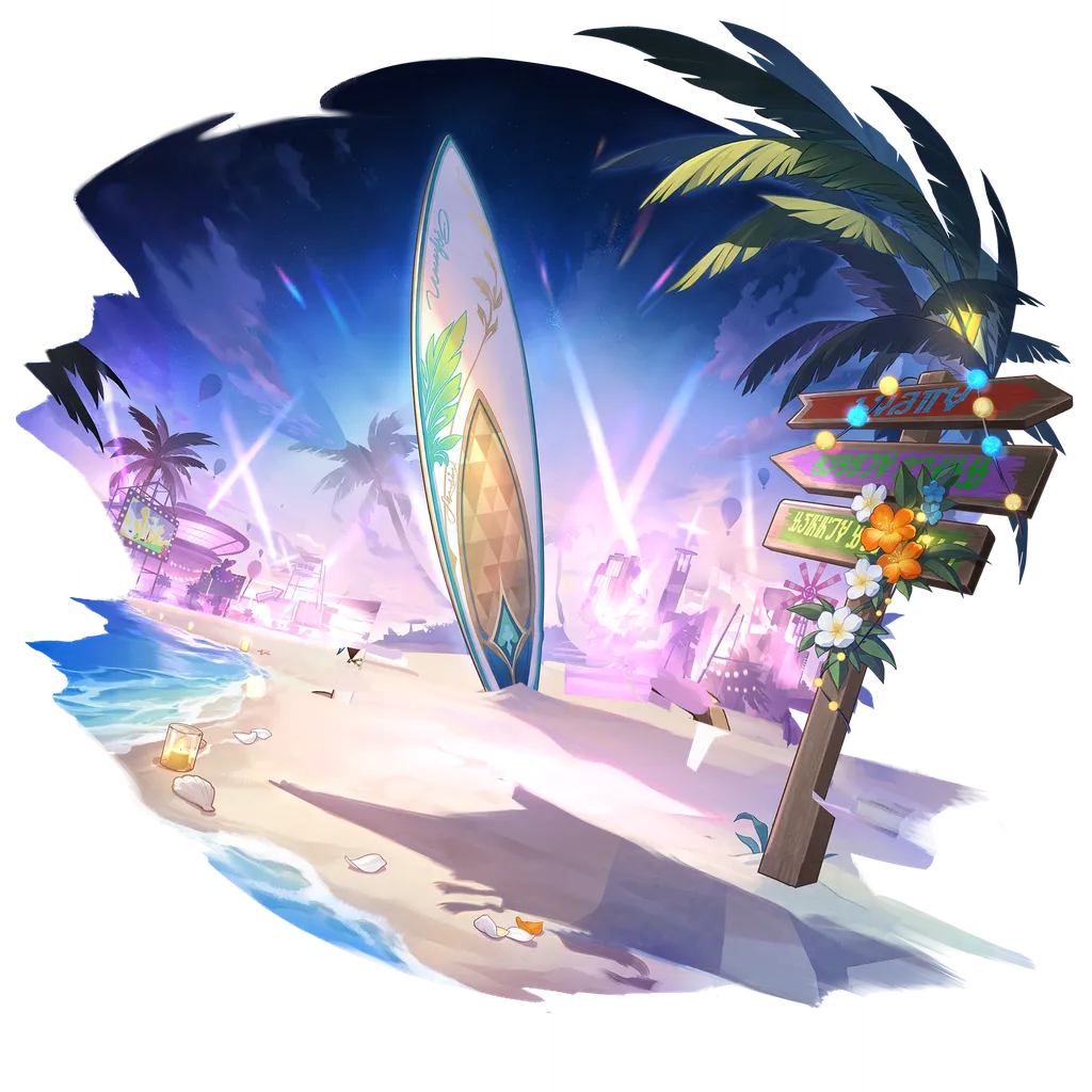 Aventurine • Waveflair · Warp banner (background) from Honkai: Star Rail