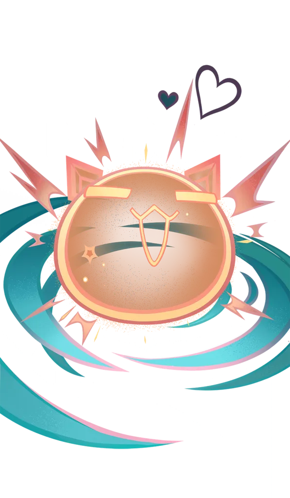 Jahoda · TCG summon: Purr-loined Treasure Flask: Pyro, middle layer from Genshin Impact