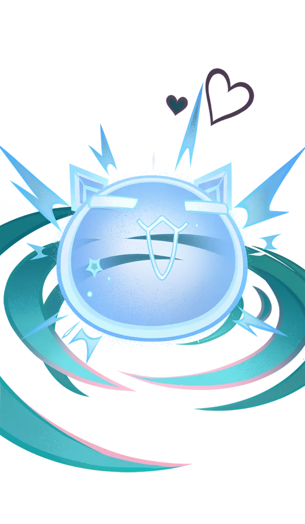 Jahoda · TCG summon: Purr-loined Treasure Flask: Cryo, middle layer from Genshin Impact