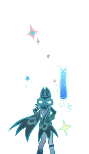 Jahoda · TCG summon: Purr-loined Treasure Flask: Hydro, foreground layer