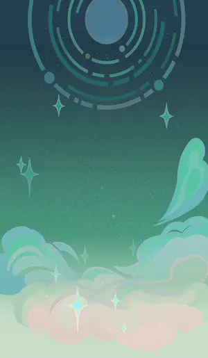 Faruzan · TCG talent card, background layer