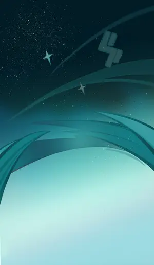 Faruzan · TCG summon: Dazzling Polyhedron, background layer