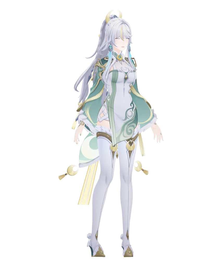 Zibai · 3D model from Genshin Impact
