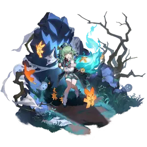 Huohuo · Splash art
