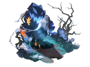 Huohuo · Splash art (background)