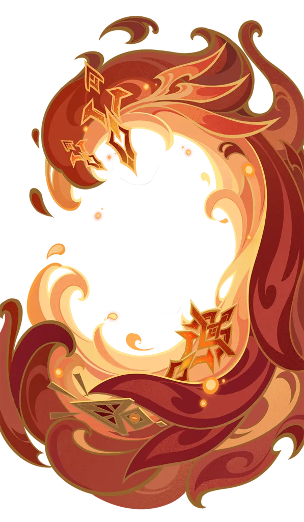 Dehya · TCG talent card, middle layer from Genshin Impact
