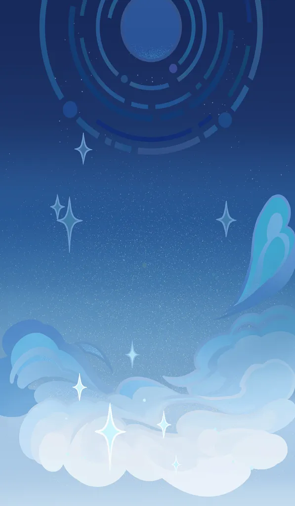 Mika · TCG talent card, background layer from Genshin Impact
