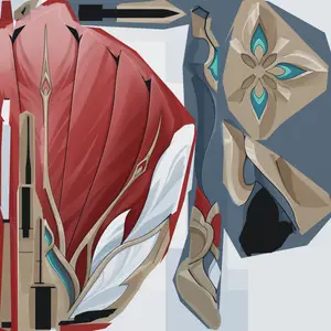 Jiaoqiu · Weapon colour texture