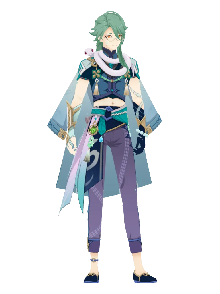 Baizhu · 3D model from Genshin Impact
