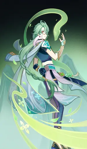 Baizhu · TCG card art