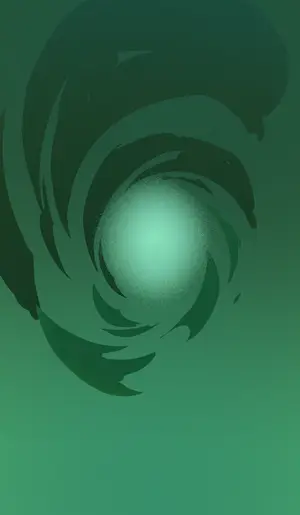 Baizhu · TCG talent card, background layer