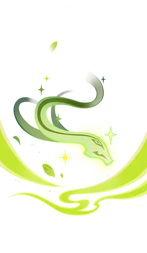 Baizhu · TCG summon: Gossamer Sprite, foreground layer