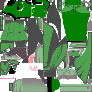 Linnea · Body lightmap texture