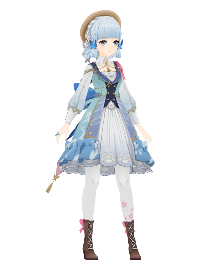 Kamisato Ayaka · Outfit 3D model from Genshin Impact