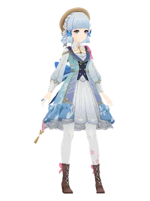 Kamisato Ayaka · Outfit 3D model