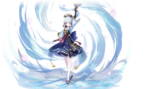 Kamisato Ayaka · Wish splash art