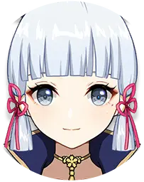 Kamisato Ayaka · Round icon from Genshin Impact