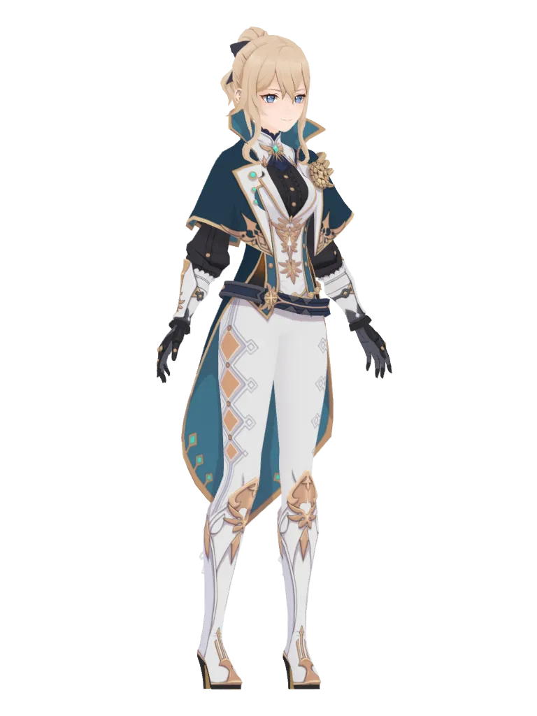 Jean · Outfit 2 3D model from Genshin Impact