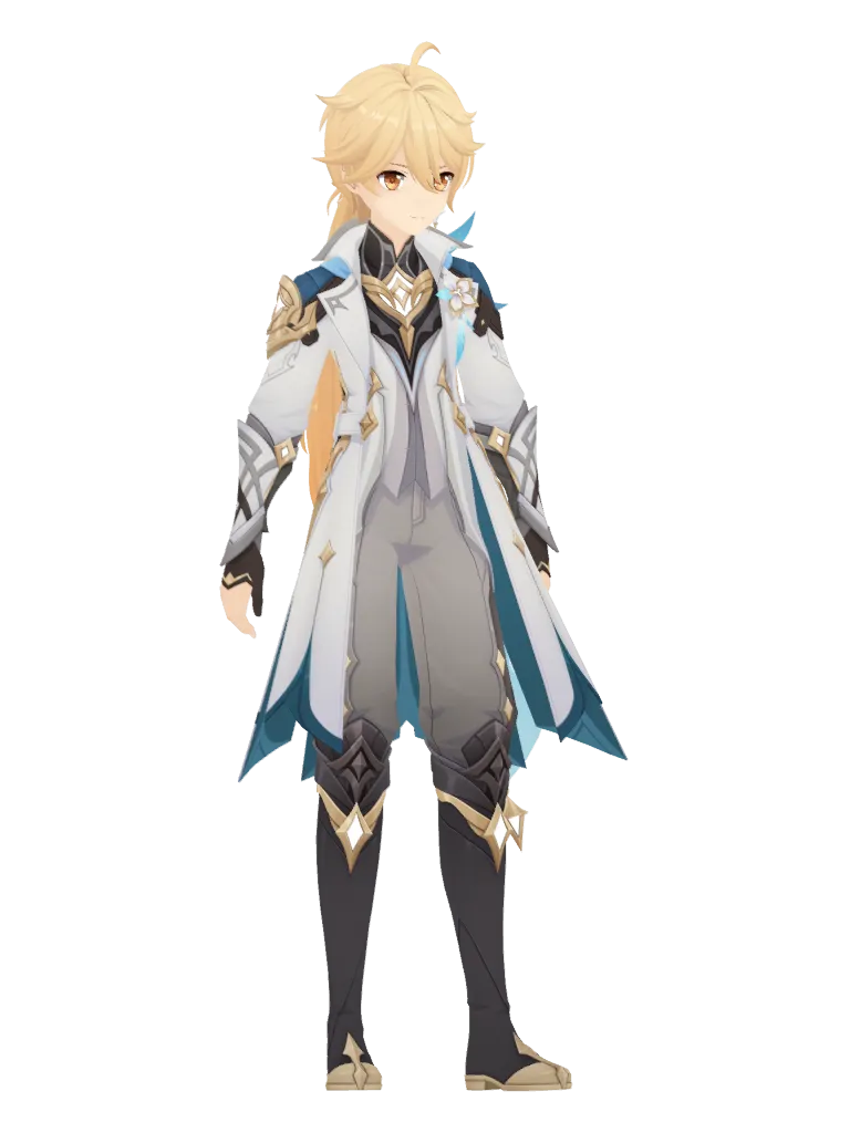 Traveler (Aether) · Outfit 3D model from Genshin Impact