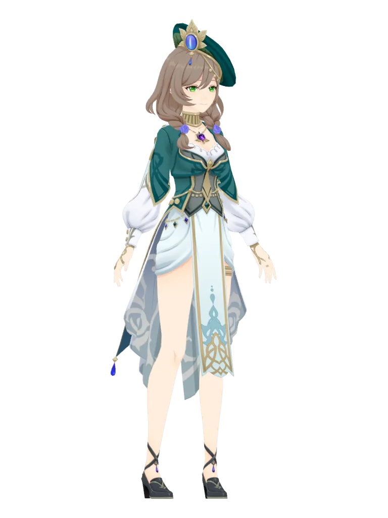 Lisa · Outfit 3D model from Genshin Impact