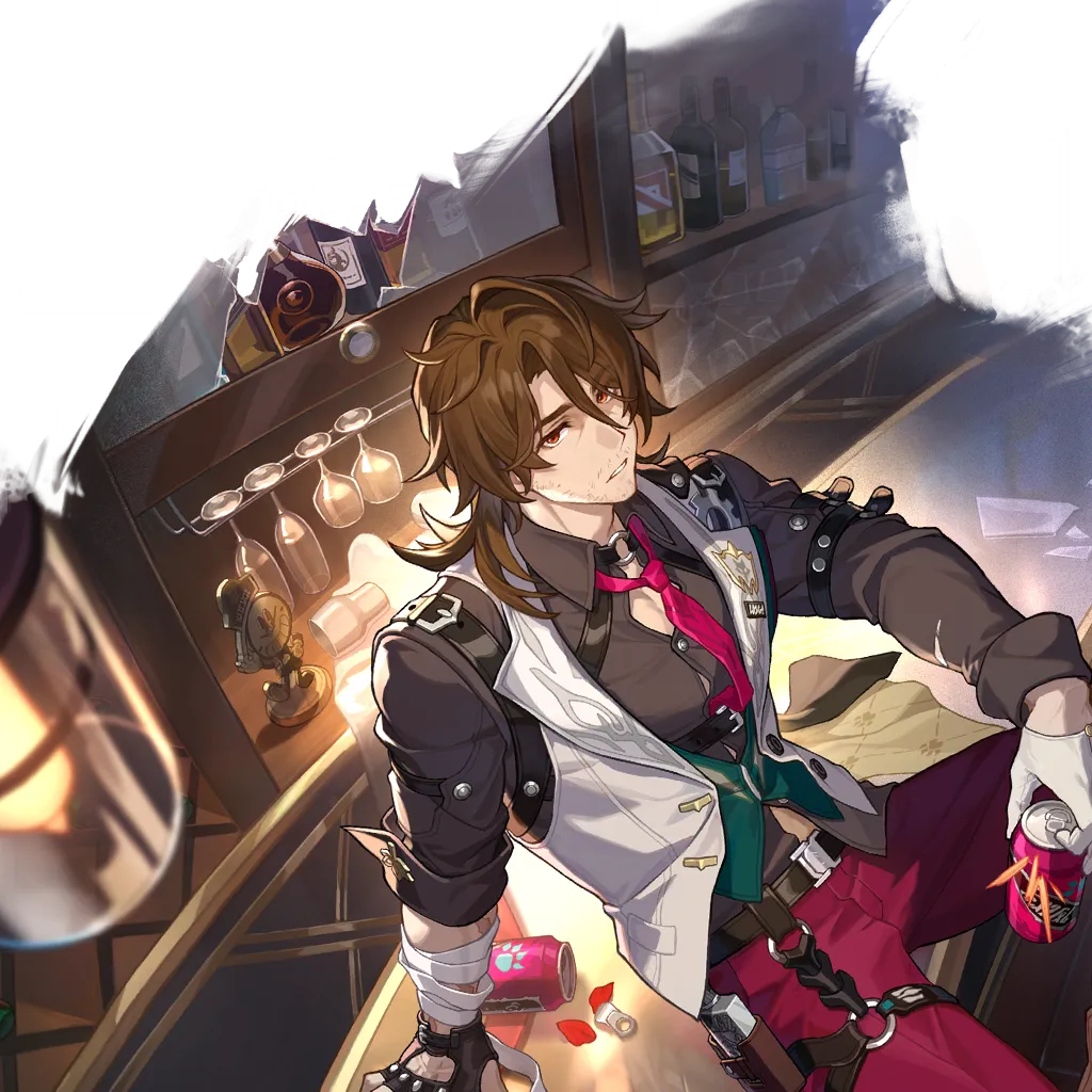 Gallagher · Warp art from Honkai: Star Rail
