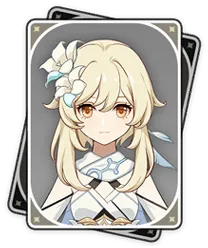 Traveler (Lumine) · Character card from Genshin Impact