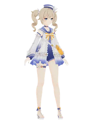 Barbara · Outfit 3D model