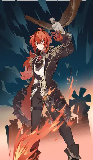 Diluc · TCG card art
