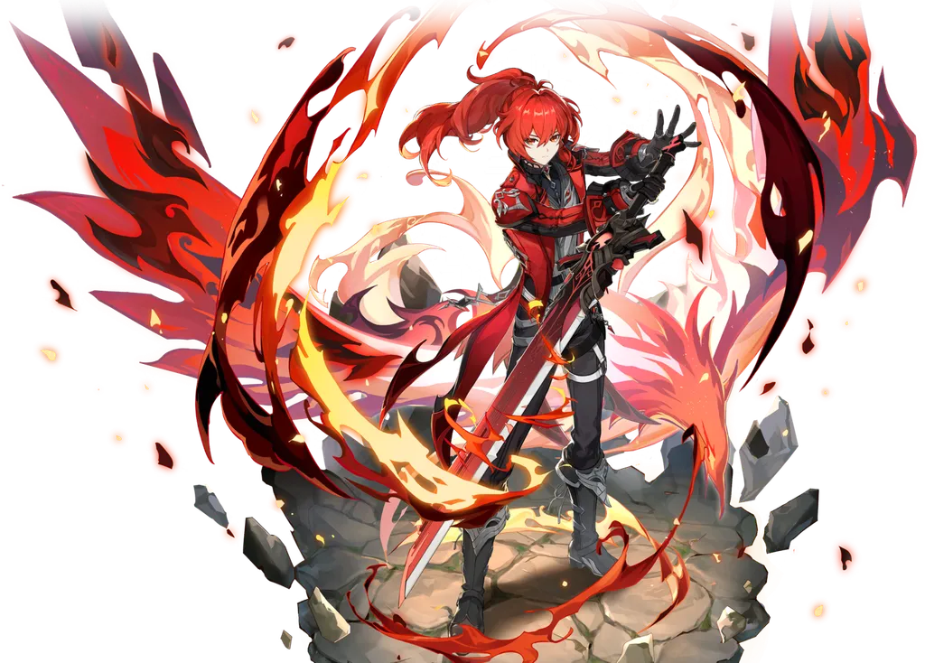Diluc · Outfit splash art from Genshin Impact