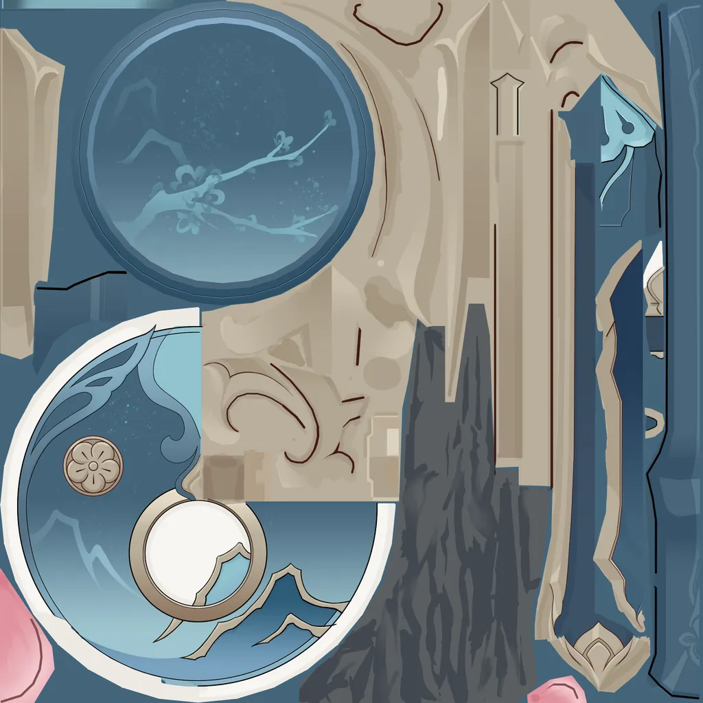 Ruan Mei · Weapon colour texture from Honkai: Star Rail