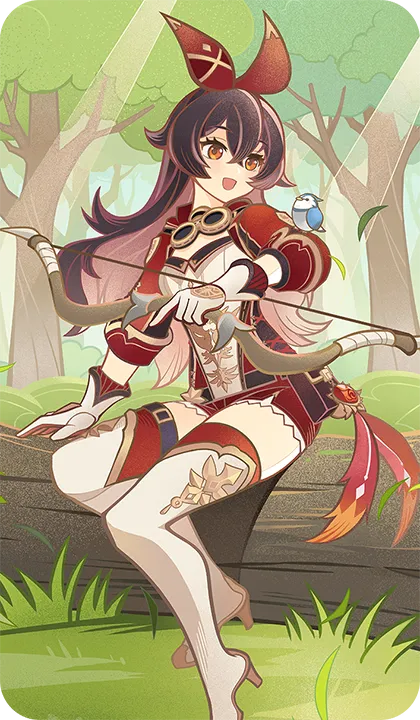 Amber · TCG card from Genshin Impact