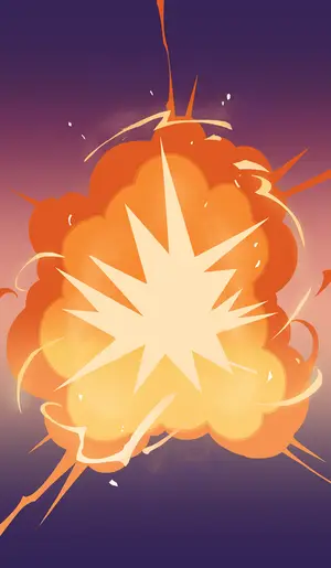 Amber · TCG summon: Baron Bunny, background layer