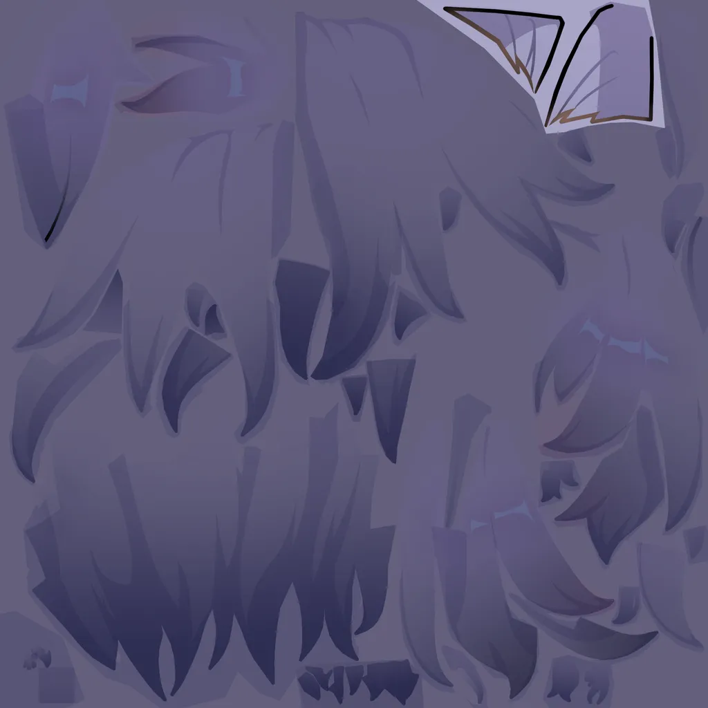 Dr. Ratio · Hair colour texture from Honkai: Star Rail