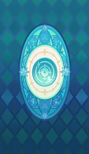 Venti · TCG talent card (Hexerei), background layer